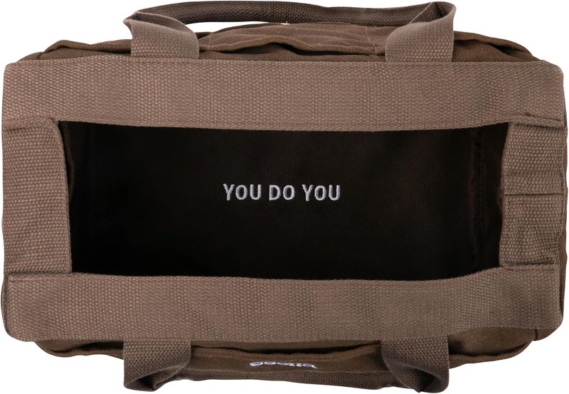 Soolla Studio Bag: Pottery Tool Bag & Craft Storage, Art Supply Organizer, Washable Tote, Knitting Yarn, Crochet Projects, 30 Pockets, 20+ Canvas Colors, Gift For Artists & Teachers (Coffee Bean) - Image 5